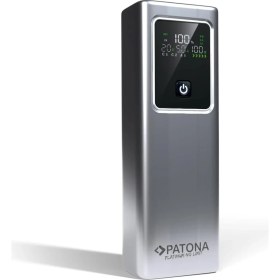 Resim Storemax Patona 4237 Platinum 100W Powerbank, 20000MAH Taşınabilir Şarj Cihazı, Pd3.0 Hızlı Şarj, 2 Usb-C ve 1 Usb-A Portlu, LCD Ekranlı 