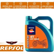 Resim Repsol Moto 4T 10W40 4Lt Off Road Sentetik Yağ + 