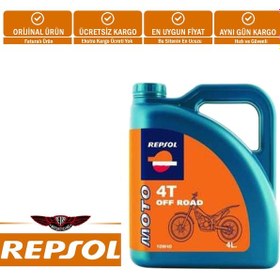 Resim Repsol Moto 4T 10W40 4Lt Off Road Sentetik Yağ + 