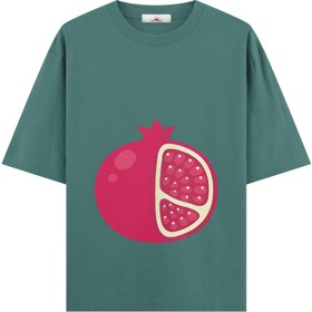 Resim Pomegranate - Hamile Oversize Tshirt - Yeşil / M / Oversize 