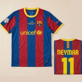 Resim Andream Barcelona Neymar Çocuk Futbol Forması Forma Şort Çorap Bileklik 4 Parça 