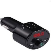 Resim Sunix Mdl-02 Bt Fm Dijital Göstergeli Modülatör Transmitter 2.4 A 