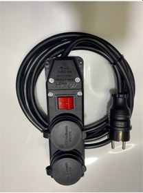 Resim Mutlusan 2 li Anahtarlı Priz 3x1.5 mm Uzatma 20 MT 