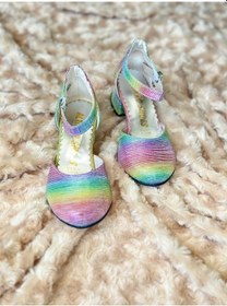 Resim Renkli Kız Çocuk Topuklu Ayakkabı 001 