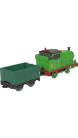 Resim Fisher-Price Thomas ve Arkadaşları Motorlu Büyük Tekli Trenler Percy JGF94 