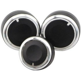 Resim Novahub Siyah Alüminyum Alaşım Araba Klima Düğmesi Ac Düğme Düğmesi Nissan Tııda Nv200 Lıvına 04-10 Geniss Sylphy 2012 Aksesuarları 