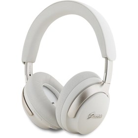 Resim Guess Orjinal Lisanslı ANC/ENC Özellikli Metal Yazı Logolu Script Serisi Kulak Üstü Bluetooth Kulaklık v5.4 