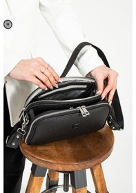 Resim 5 Bölmeli Ayarlanabilir Uzun Askılı Kadın Omuz Çantası 001 