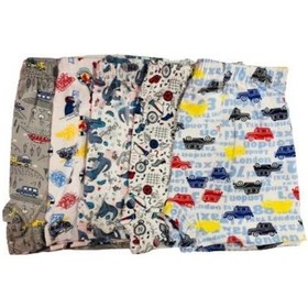 Resim Tutku 0254 Erkek Çocuk Empirme Desenli Boxer 6 Adet 