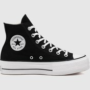 Resim Chuck Taylor All Star Platform Canvas Siyah Kadın Sneaker 560845C 