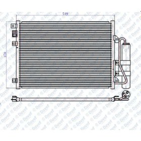 Resim Klima Radyatoru Kondenser Clio 2 Kangoo 1997-2001 504610169 
