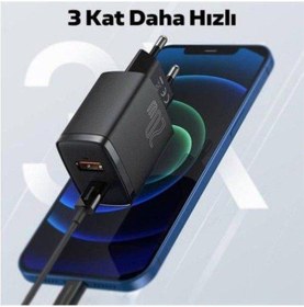 Resim Baseus Compact 20W Qc3.0 Ultra Hızlı Şarj Adaptörü 1 Usb 
