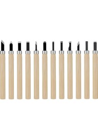 Resim Fixonic Sakata Wd1008 12 Parça Mini Ahşap Oyma Seti 