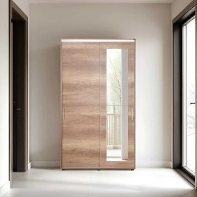 Resim adore mobilya Antre Sürgü Kapaklı Aynalı Portmanto - Tori 