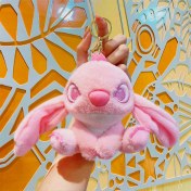 Resim Silver1 Peluş Bebek Aşk Düğmesi Çanta Kolye Sevimli Biblolar Bebek Çekicilik Küçük Kolye Anahtarlık (Yurt Dışından) 