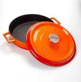 Resim Lava 28cm.trendy Basık Tencere - Turuncu - Lv Y St 28 K2 O Turuncu 