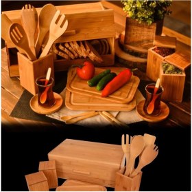 Resim Beyaz 19 Parça Mutfak Seti, Şık ve Kullanışlı Ev Gereçleri 