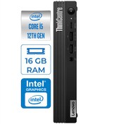Resim Lenovo Thinkcentre M70Q Gen 3 Intel i5 12400T 16GB 256GB SSD Windows 11 Pro Mini Masaüstübilgisayar 70Q11T3002XTX05 