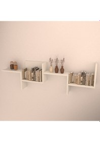 Resim Rafkestir Siena Duvar Raf Seti Beyaz ( Mat ) 