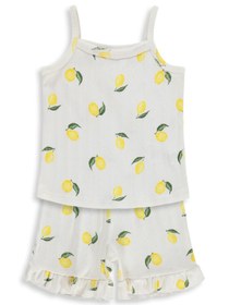 Resim Civil Girls Limon Desenli Şortlu 2-5 Yaş Pijama Takımı - Kırık Beyaz - Kırık Beyaz / 2-3 Yaş 