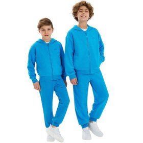 Resim Skechers B Essentials Jogger Erkek Çocuk Mavi Eşofman 