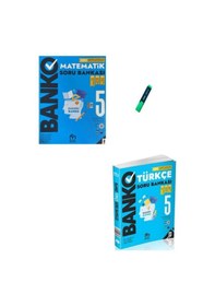 Resim 5. Sınıf Banko Serisi Matematik Ve Türkçe Soru Bankası 