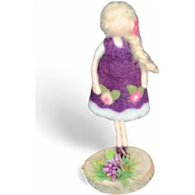 Resim Lavanta Keçe Bebek 