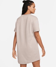 Resim Nike Sportswear Chill Knit Oversized T-Shirt Dress - Pembe / 