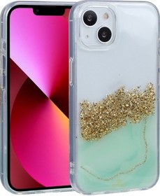 Resim Iphone Uyumlu 14 Dfans Tasarımı Çift Renkli Yıldız Işığı Parlayan Telefon Kılıfı 
