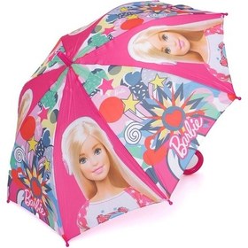 Resim Renkli Kız Çocuk Barbie One To One Şemsiye Otto-44641 Çok Renkli 