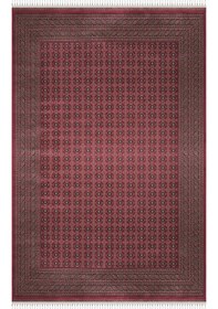 Resim Apex Burj 8751 Bordo Klasik Salon Halısı Bordo 