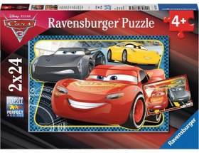 Resim Ravensburger 2x24 Parça Puzzle Walt Disney Cars 078165 