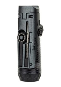 Resim Lubinski Metal Gri Puro Seti 1 Torch Çakmak, 60 Ring V-cut Puro Kesici 8084at 