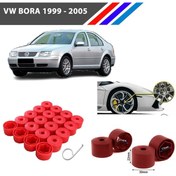 Resim Otozet - Vw Bora Bijon Civata Kapağı Kırmızı Renk 20 Adetli Set 17mm 1k06011739b9 