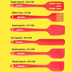 Resim Silicolife 6 Lı Silikon Mutfak Servis Seti 