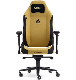 Resim Titanseat Throne Mustard Kumaş Oyuncu Koltuğu Mustard 