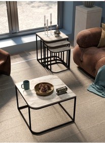 Resim Uslucan Alışveriş Orta Sehpa Ve Zigon Sehpa Damla Efes Çok Renkli 