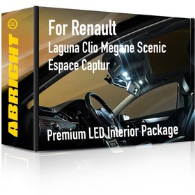 Resim ABRIGHT LED İç Aydınlatma Paketi for RENAULT Laguna Clio Megane Scenic Espace Captur için - Premium 12V Araba İç Aydınlatma Yükseltmesi, Kolay Kurulum, Pil Gerektirmez, Araba İç Aydınlatma Kiti | Modern Araba Aydınlatması | Dize Işıkları, LED Işıklar Araba İçin 