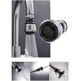 Resim Tasarruflu Fonksiyonlu Musluk Başlığı Yağmurlama Perlatörlü 