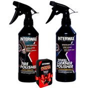 Resim Interwax 2'Li Set Lastik Parlatıcı ve Jant Temizleyici 500 Ml 