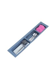 Resim Mutfak, Çekmece Düzenleyici 3 Bölme Modül, Antrasit, 11 x 48 cm (Boydan 3,5 cm Kesilebilir) 