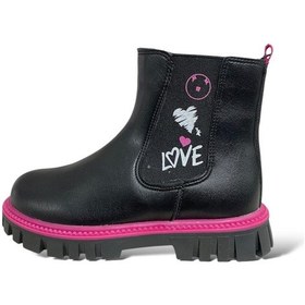 Resim Pepino Pk24-1788 Pepın Çocuk Patik Bot Ayakkabı Siyah Fuşya 