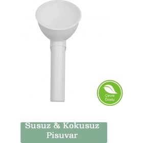 Resim Tasarım Ödüllü Kıone Susuz Pisuvar - Kir ve Su Lekesi Tutmaz Tritan Malzeme - %100 Çevre Dostu 