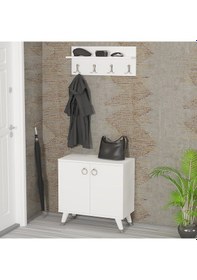 Resim Kalenderdekor1 Kalender Dekor Sonia-1 Sn01 Portmanto Vestiyer Ayakkabılık 