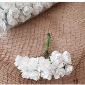 Resim Süsleme Için Beyaz Kağıt Çiçek, Nikah Şekeri Çiçeği, Kağıt Gül 