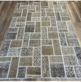 Resim Hoom Rugs Patchwork Krem El Dokuma Kilim KREM 