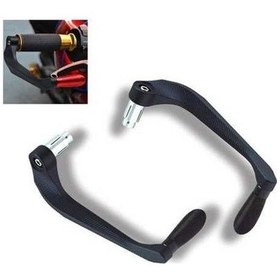 Resim Primepickings Motosiklet Dişli Fren Aksesuarı, Çizgili Boynuz El Freni, 2 Adet Siyah 