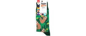Resim Jiggle Wiggles Tembel Hayvan Desenli Çorap 