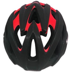 Resim SARİSSA BİSİKLET Raptor Kask MV29 Arka Led Lambalı Fileli MTB Bisiklet Kaskı M Beden Siyah Kırmızı 