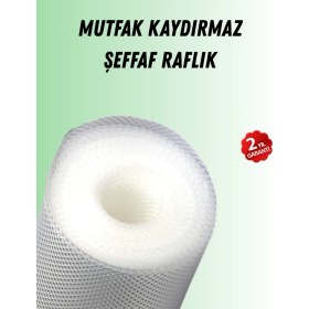 Resim Şeffaf Mutfak Raflığı ve Çekmece Kaplaması Kaydırmaz Pvc 